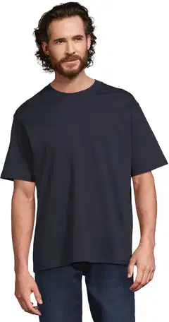 House miesten t-paita o-pääntiellä oversize 195HBNOS24 - D.blue - 1