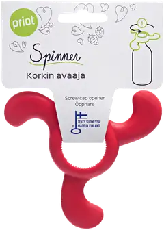 Priot kierrekorkinavaaja Spinner punainen - 1