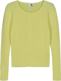 WKLY. naisten ribbineuletakki 213W000152 - Yellow - 1