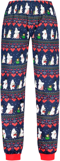 Moomin by Martinex naisten pyjama Suvi Talvisydän 590404 - tummansininen - 3