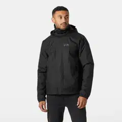 Helly Hansen miesten kevytvanutakki Vancouver INS Rain 54484 - Black - 3