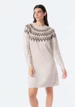 TEX naisten neuletunika I291487 - BROWN - 1