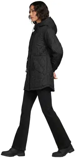 House naisten vanuparkatakki 225H352663 - Black - 4