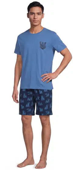 House miesten shortsipyjama 191H422610 - BLUE - 1