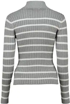 Hailys naisten neule kl44ea da-po1911019s - grey/offwhite stripe - 3
