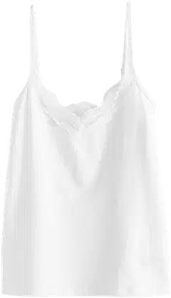 TEX naisten toppi pitsisomisteella I958550 - WHITE 1 - 5