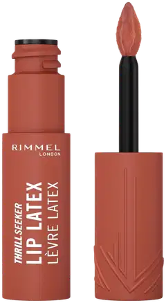 Rimmel Thrillseeker Lip Latex 6 ml, 300 Main Character nestemäinen huulipuna - 250 Honey Bun - 2