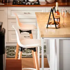 SoBuy keittiösaareke valkoinen KNL09-WN - 5