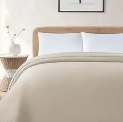 Home & Main päiväpeitto Gauze 160x260 cm vaalea beige - 4