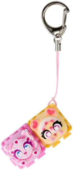 Clickeez napsuteltava fidget-avaimenperä 2 hahmoa, erilaisia - 6