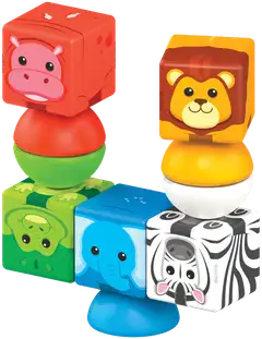 Geomag Magicube Stacking Safari -Rakennussetti - 5