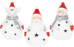 Pöytäkoriste jouluhahmo LED 15 cm M - 1