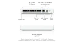 Ubiquiti 8-porttinen 2.5G-kytkin 10G uplink-liitännällä USW-Flex-2.5G-8 - 7