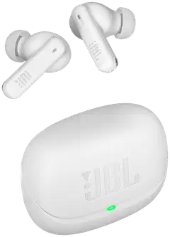 JBL langattomat vastamelunappikuulokkeet Vibe Beam 3, valkoinen - 3