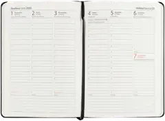 Pöytäkalenteri A5 musta - 2