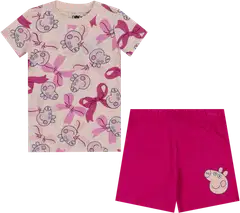 Peppa Pig lasten shortsisetti A9-0076 - pink - 1