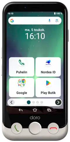 Doro Aurora A11 valkoinen älypuhelin - 5