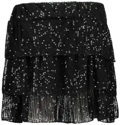 Hailys tyttöjen hame Li44ssi - Black glitter - 3