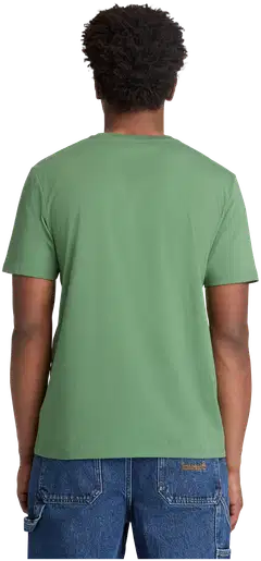 Timberland miesten t-paita Wordmark Logo - Myrtle - 2