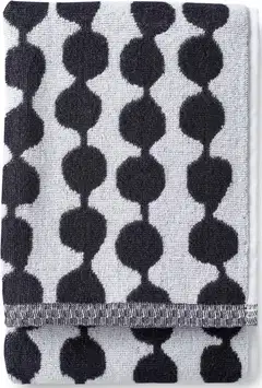 Finlayson Pampula käsipyyhe 50x70 cm musta/valkoinen - 1