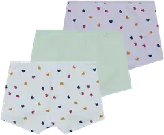 House lasten bokserialushousut tyttöjen malli Sydän 230H263211 3-pack - MULTICOLOR - 2