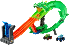 Hot Wheels Monster Trucks Dragon Destruction -Autorata - 1