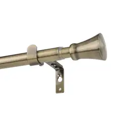 Ihanin verhotangon kannakkeet antiikkimessinki 19mm 2kpl/pss - 5