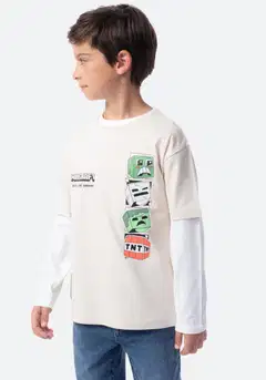 Minecraft lasten t-paita I287932 - PEARL - 1
