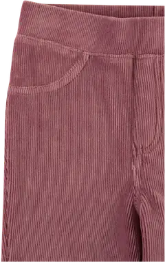 TEX BABY lasten samettileggingsit I968255 - MAUVE DARK - 3