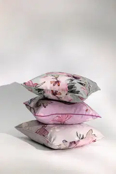 Pentik Hetki tyynynpäällinen 45x45 cm kukka vihreä - 2