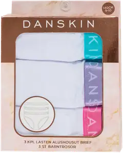 Danskin lasten alushousut 95485B 3-pack - WHITE B/WHITE L/WHITE P - 3