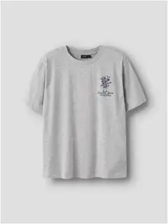LMTD lasten t-paita - Light Grey melange - 3
