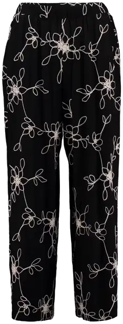 Hailys naisten housut Ma44rte - black/cream - 1