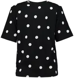 Zabaione naisten t-paita Lo44uisa - P dot black offwhite - 3