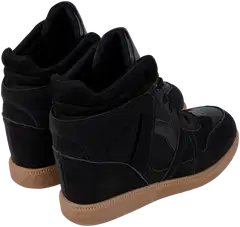 WKLY. naisten kiilapohjatennarit Harriet - BLACK - 2