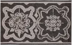 Vallila Kujakatti flat kynnysmatto 50x80 cm musta - 1