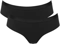 Sloggi naisten hipster alushousut go casual h 2-pack - BLACK - 1