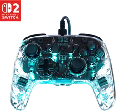 Turtle Beach peliohjain Switch 2 Afterglow Clear - 1