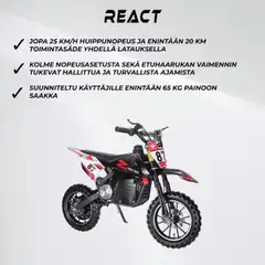 React sähköcrossi seeker 800w - 3