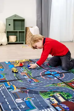 Dickie Toys Micro World Liikennematto ja ajoneuvo, lajitelma, 4 erilaista, myydään yksittäin - 11