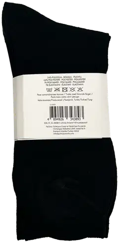 Everyday miesten nilkkasukat BA2025 4-pack - Black/graphite mel - 2