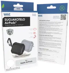 Wave Rugged Suojakotelo, Apple AirPods (4. sukupolvi), Musta - 3
