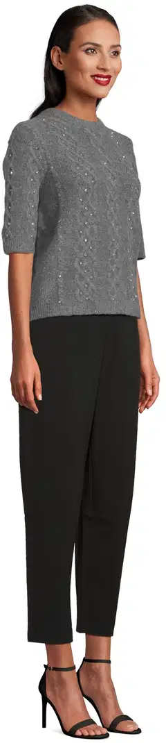 London Fog naisten neule timantit 213L263312 - grey - 4