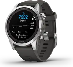 Garmin Fenix 7s Pro Solar urheilukello, harmaa - 6