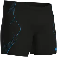 Arena Miesten Graphic Mid Jammer uimahousut - Black-Turquoise - 7