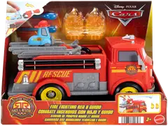 Cars Radiator Springs Race & Rescue Fire Fighting Red & Guido - 2