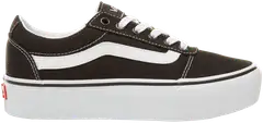 Vans naisten vapaa-ajan jalkine Ward Platform - Black/white - 1