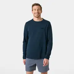 Helly Hansen miesten pitkähihainen aurinkosuojattu paita HH Lifa Active Solen LS 48352 - Navy - 3