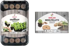 Biolan pienoiskasvihuone 24 set + 48 sammalnappia - 1