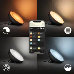 Philips Hue Bloom -pöytävalaisin 7W 2000-6500K 500LM musta - 4